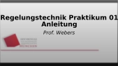 thumbnail of medium Regelungstechnik Praktikum 01 Anleitung