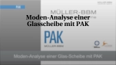 thumbnail of medium Moden-Analyse einer Glasscheibe mit PAK Einführung