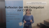 thumbnail of medium Reflexion der HM-Delegation zur COP29